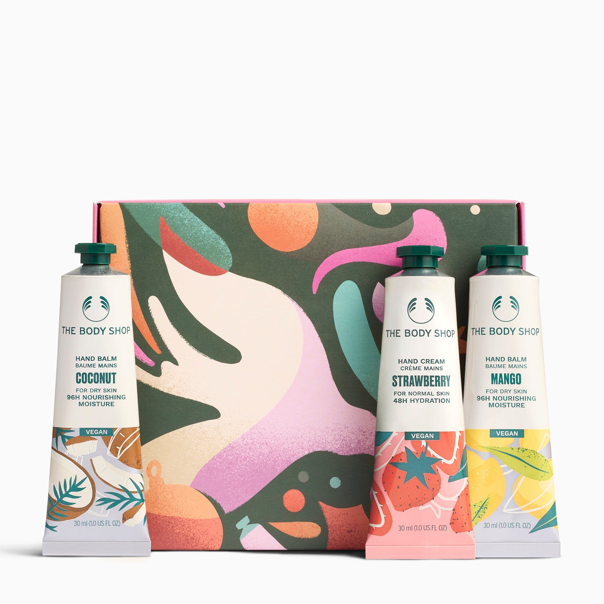 The Body Shop Trio Hand Care with box