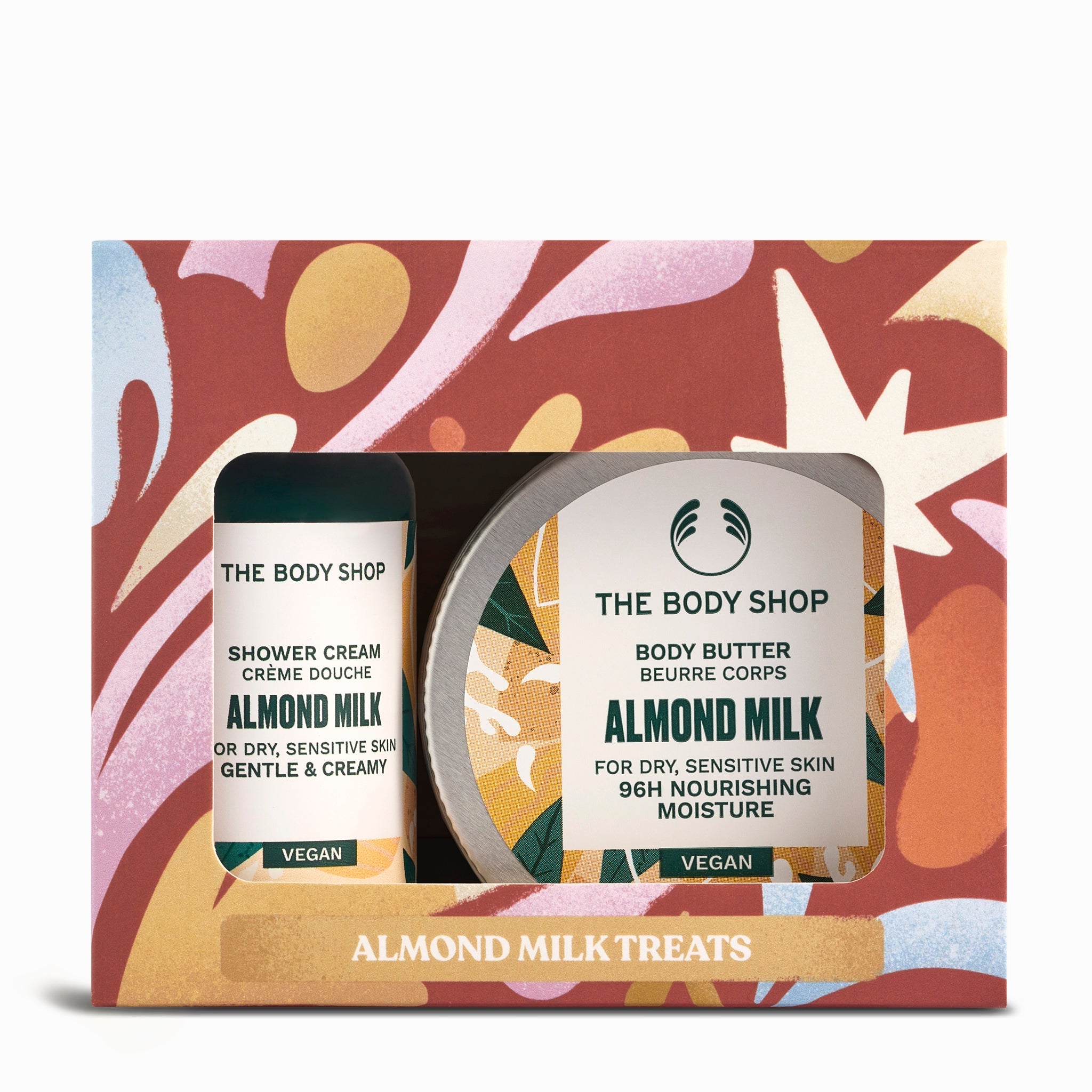 The Body Shop Almond milk treats in box
