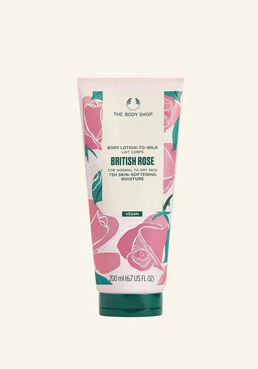 British Rose Lotion-to-Milk