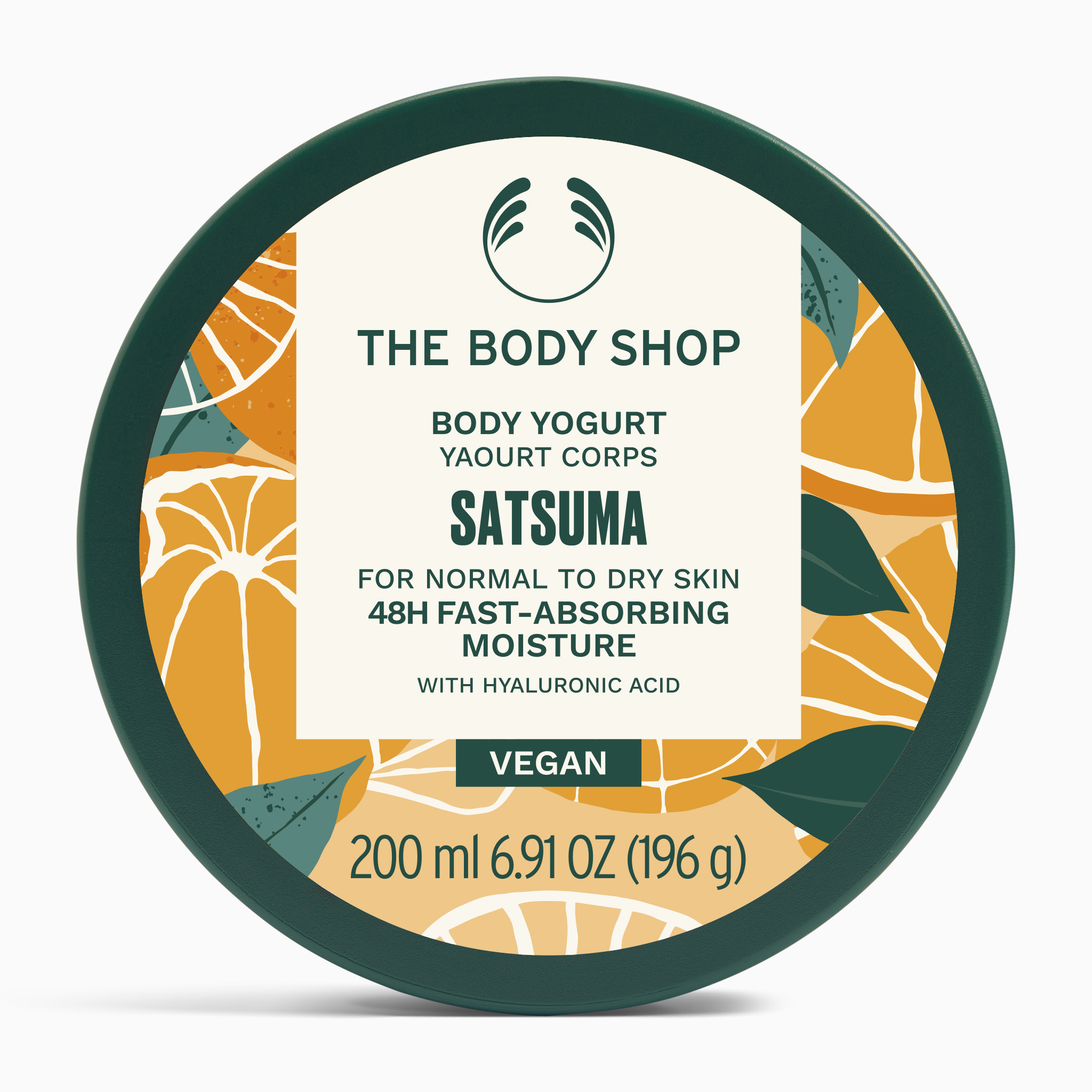 Hurtig fugttilførsel med en frisk duft af satsuma. Satsuma Body Yogurt